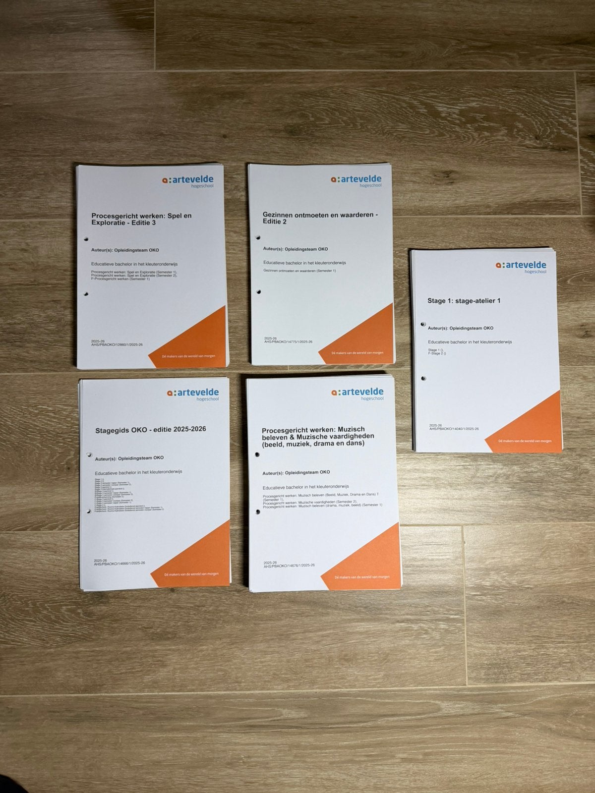 Kleuteronderwijs Artevelde-cursussen, Enlèvement, Comme neuf, Autres matières