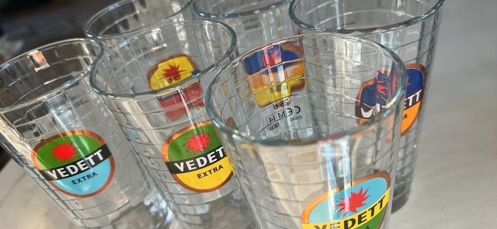 Verres Vedett Extra- différents coloris, Enlèvement, Neuf, Verre à bière