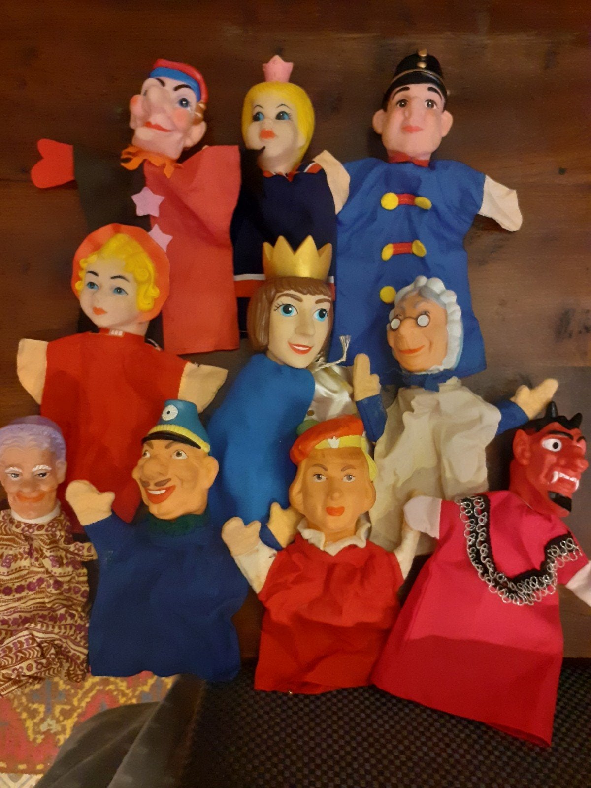 Retro handpoppen ( G ), Ophalen of Verzenden