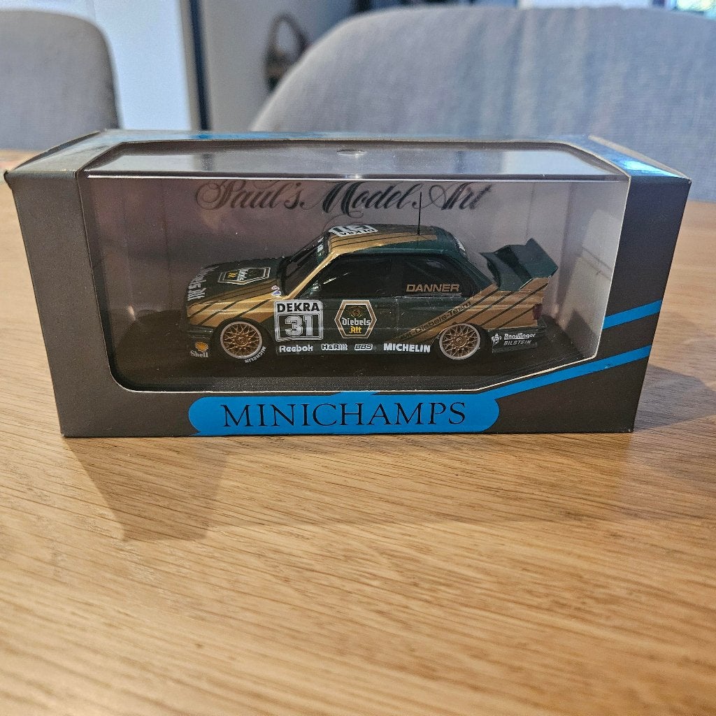 Minichamps BMW M3 E30 Sport Evo Danner 1/43, Enlèvement ou Envoi, Neuf, Voiture, MiniChamps