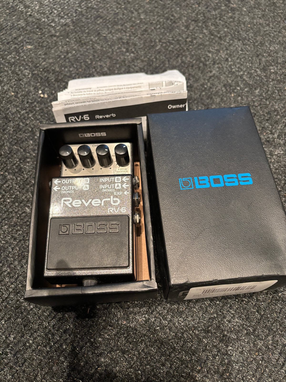 Boss Reverb RV6, Muziek en Instrumenten, Ophalen, Zo goed als nieuw, Reverb