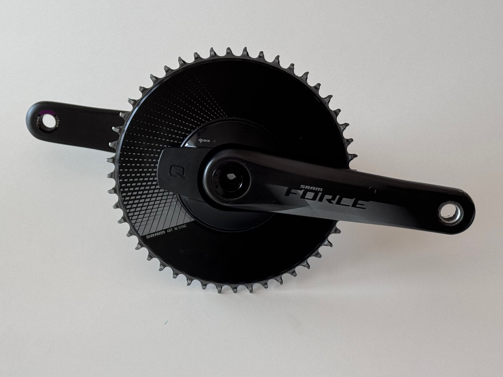 Sram aero voorblad 48t met geïntegreerde Quarq powermeter, Fietsen en Brommers, Ophalen of Verzenden, Zo goed als nieuw