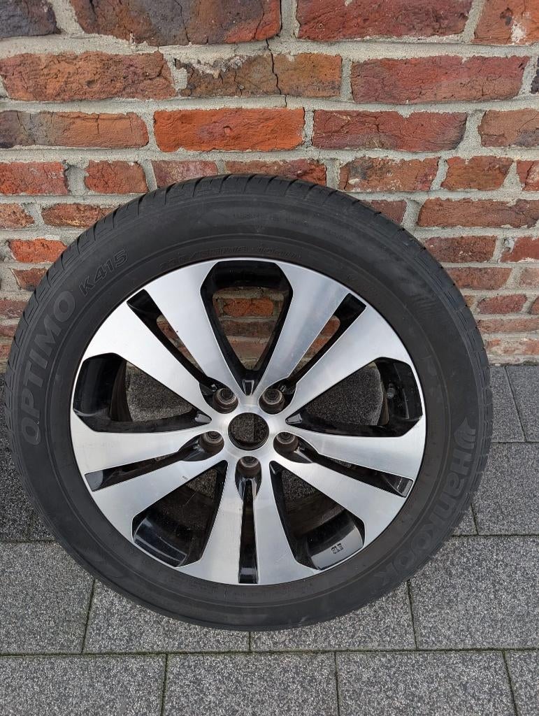 5 x jantes Kia Sportage + pneus, Autos : Pièces & Accessoires, Pneus & Jantes, Pneus et Jantes, Véhicule de tourisme, Pneus été