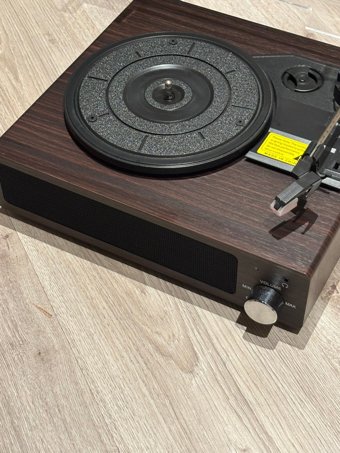 Tourne disque + vinyle, Enlèvement, Comme neuf