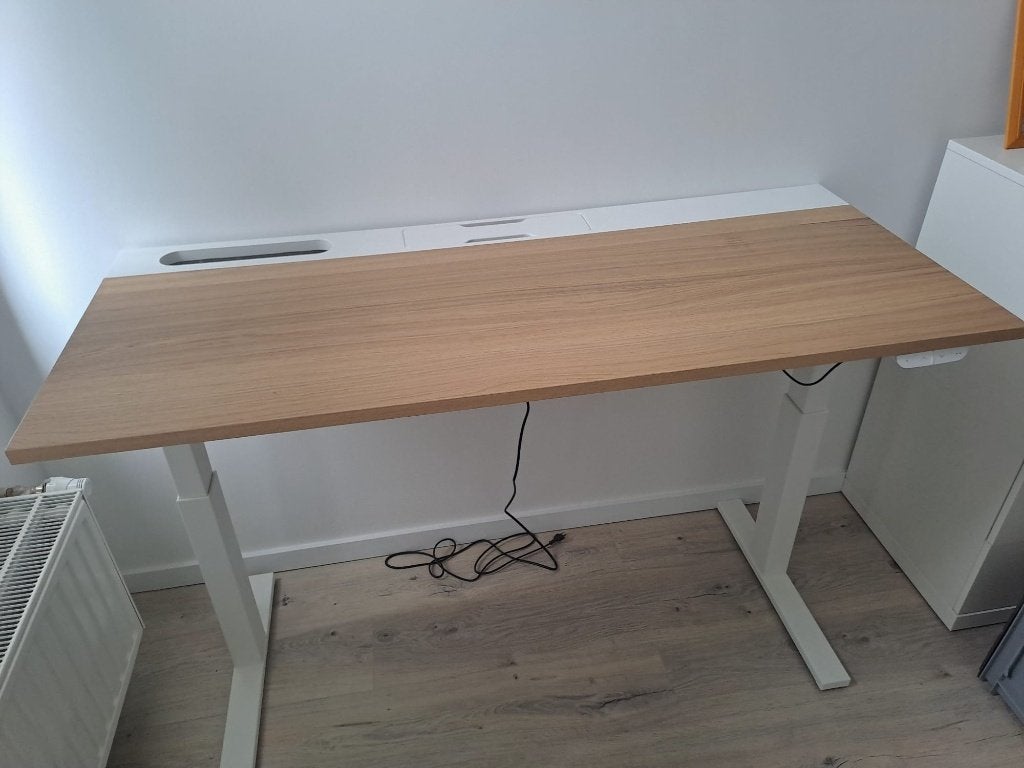 Elektrisch sta-/zitbureau, Huis en Inrichting, Ophalen, Zit-sta bureau, Elektrisch, Spaanplaat of MDF