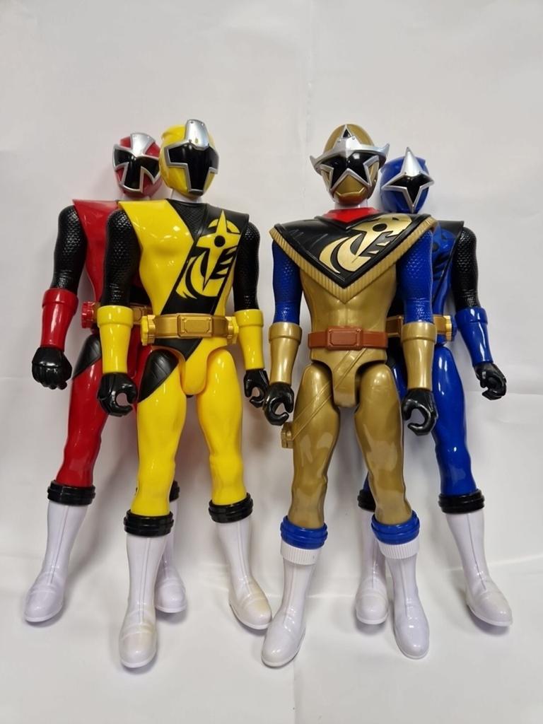 Set Power Ranger Ninja en acier. 30 cm, Enlèvement, Comme neuf