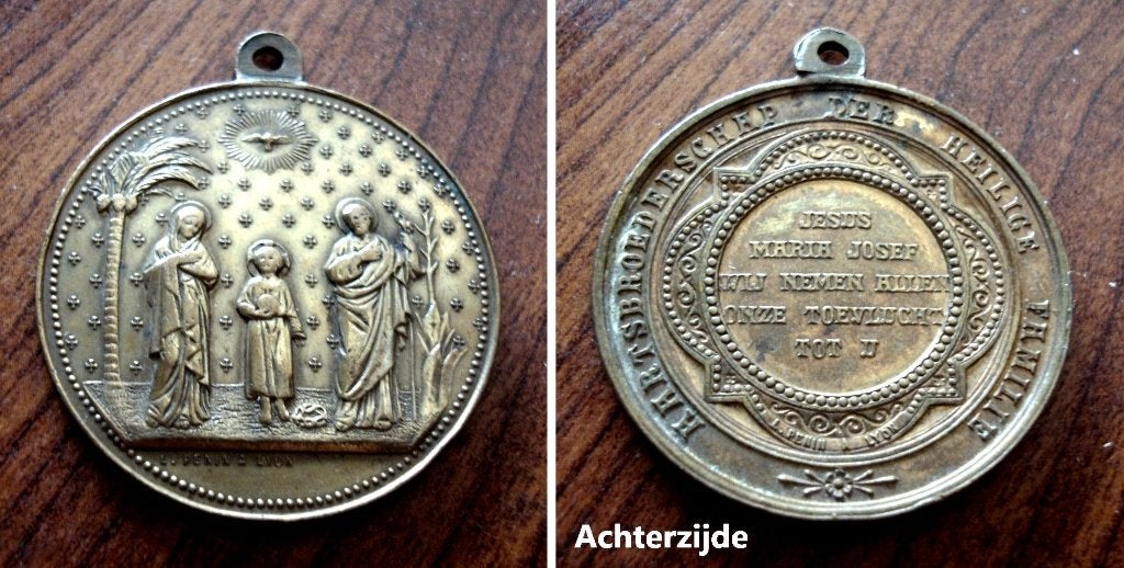 Medaille Aartsbroederschap der Heilige Familie, Collections, Envoi, Comme neuf, Autres types, Christianisme | Catholique