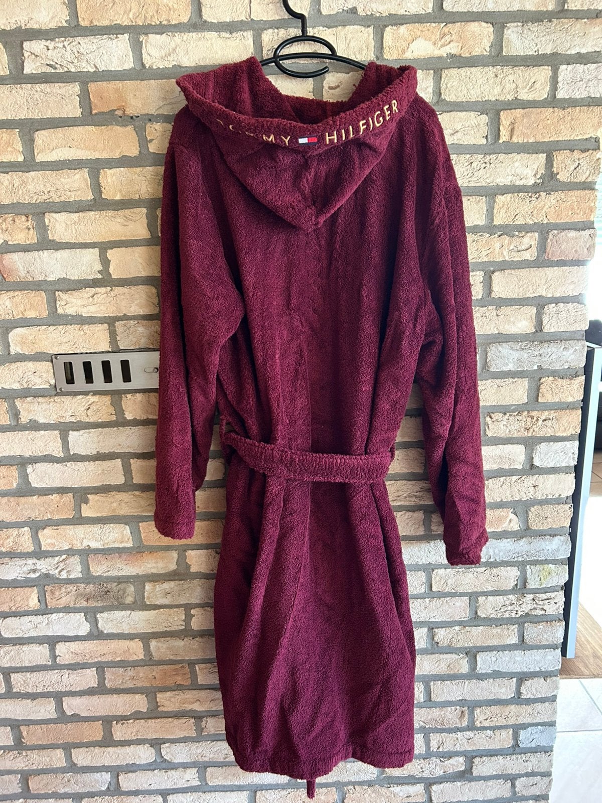 Bordeaux Badjas Tommy Hilfinger M, Kleding | Heren, Pyjama's, Ophalen, Nieuw, Maat 48/50 (M)