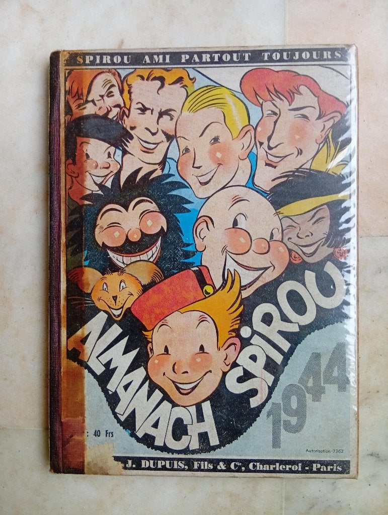Almanach Spirou 1944 (e.o)., Enlèvement ou Envoi, Une BD, Utilisé, Divers auteurs