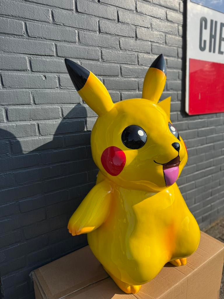 Groot Pokemon Pikachu beeld, Verzamelen, Ophalen, Zo goed als nieuw, Fantasy