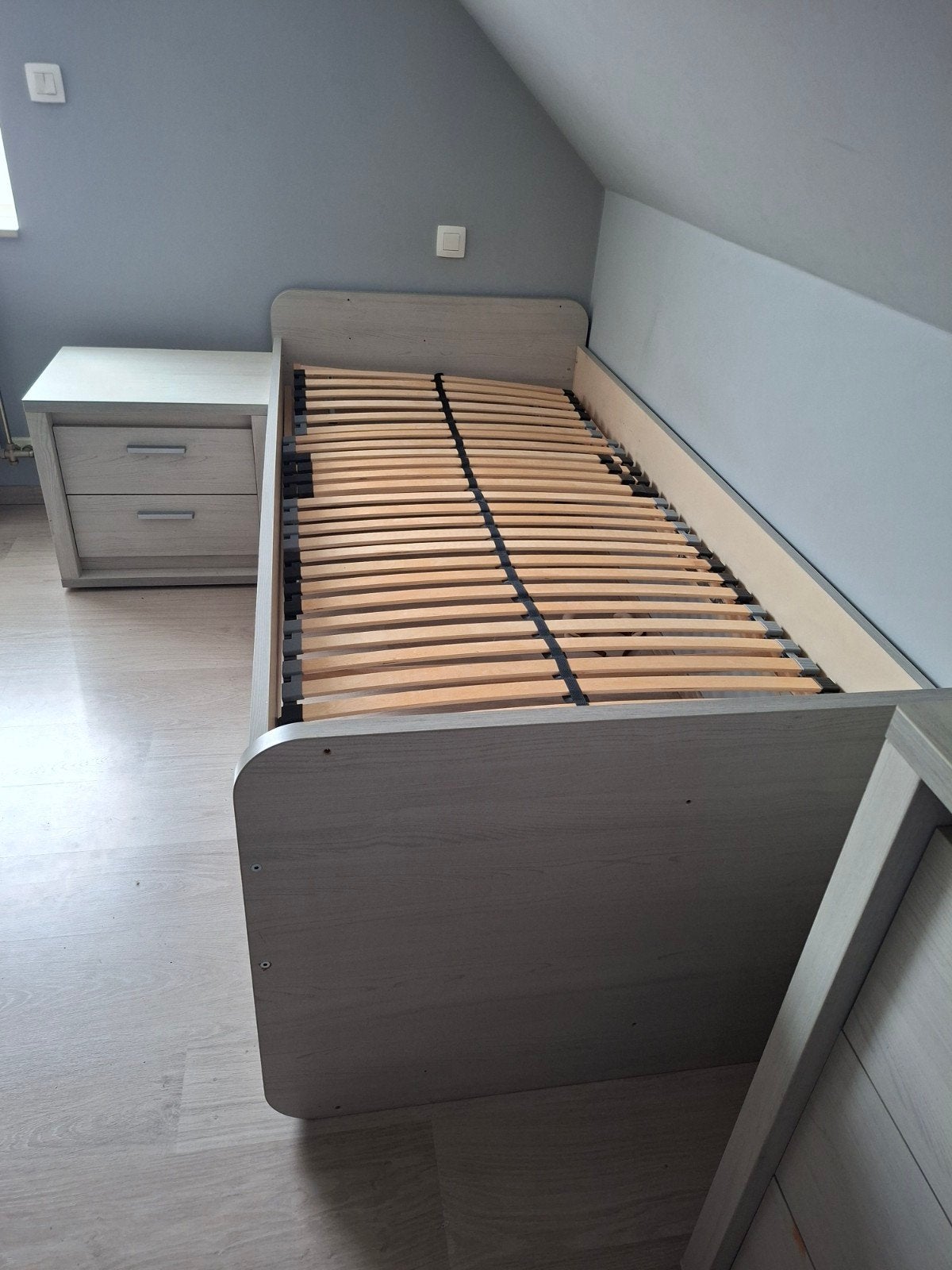 Slaapkamer 1 persoon, Ophalen, Gebruikt, Eenpersoons, Hout