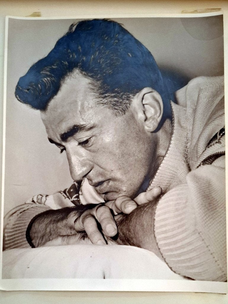 Véritable photo en noir et blanc du CYCLISTE Louison BOBET, Envoi, Utilisé, Autres sujets/thèmes, Photo