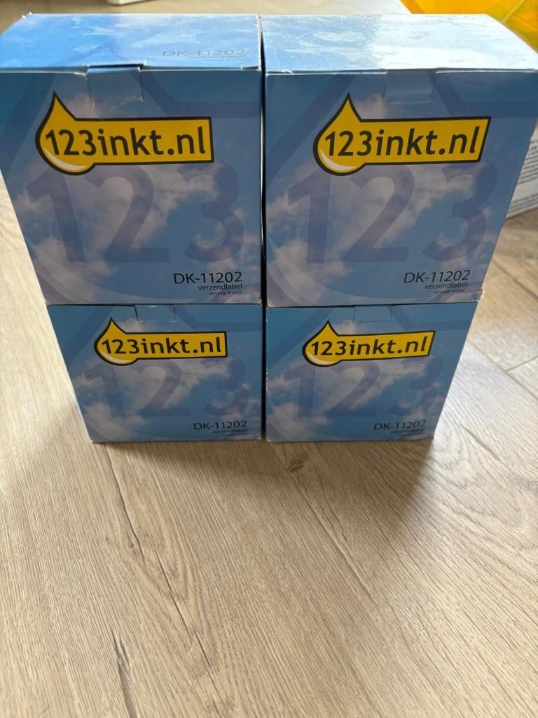 123Inkt DK-11202 verzendlabel (voor Brother), Computers en Software, Labelprinters, Ophalen of Verzenden, Nieuw, Etiket