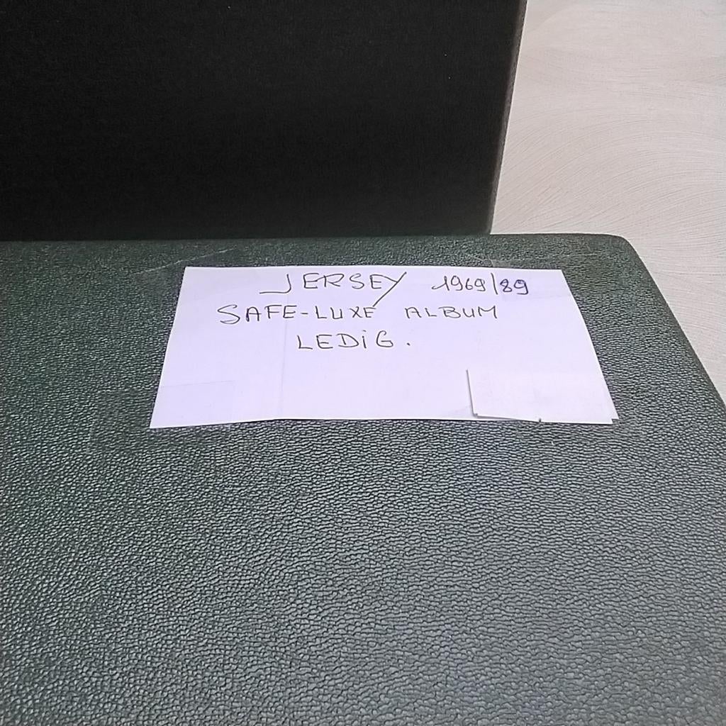 JERSEY ledig SAFE LUXE album 1969/1989, Postzegels en Munten, Ophalen of Verzenden