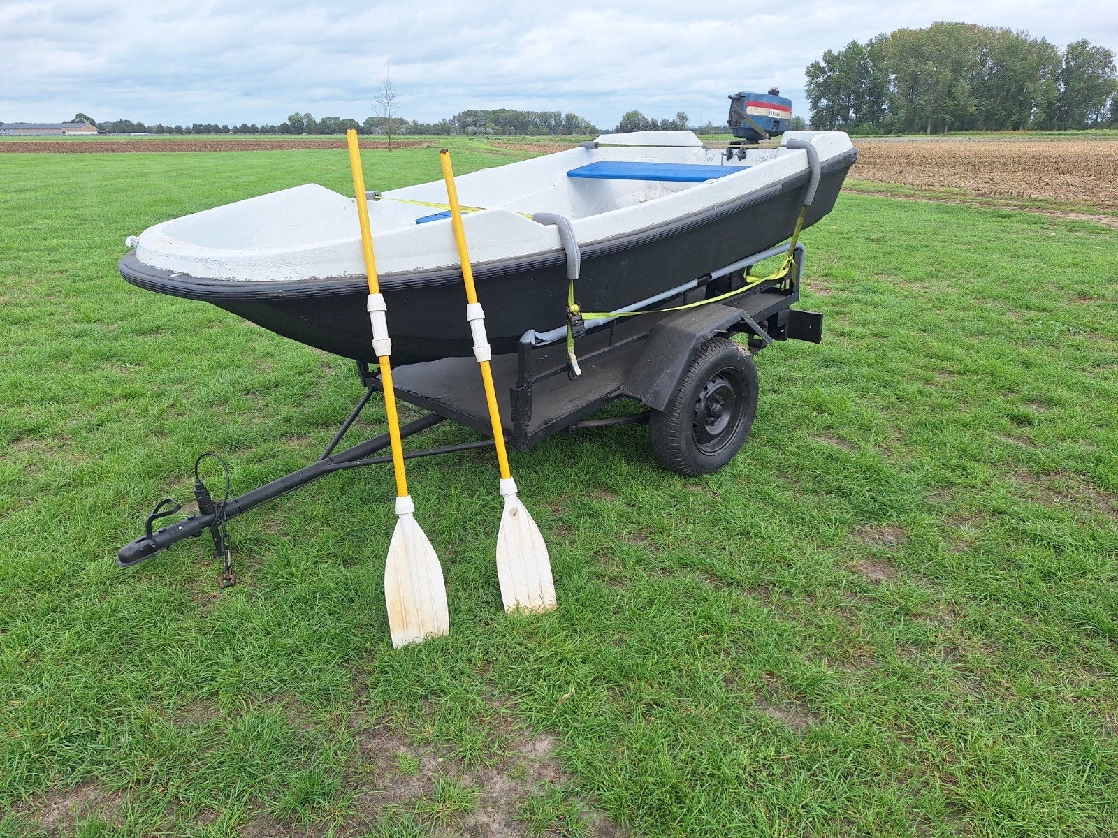 plezierboot 4 personen yamaha, Watersport en Boten, Ophalen of Verzenden, Gebruikt, Benzine