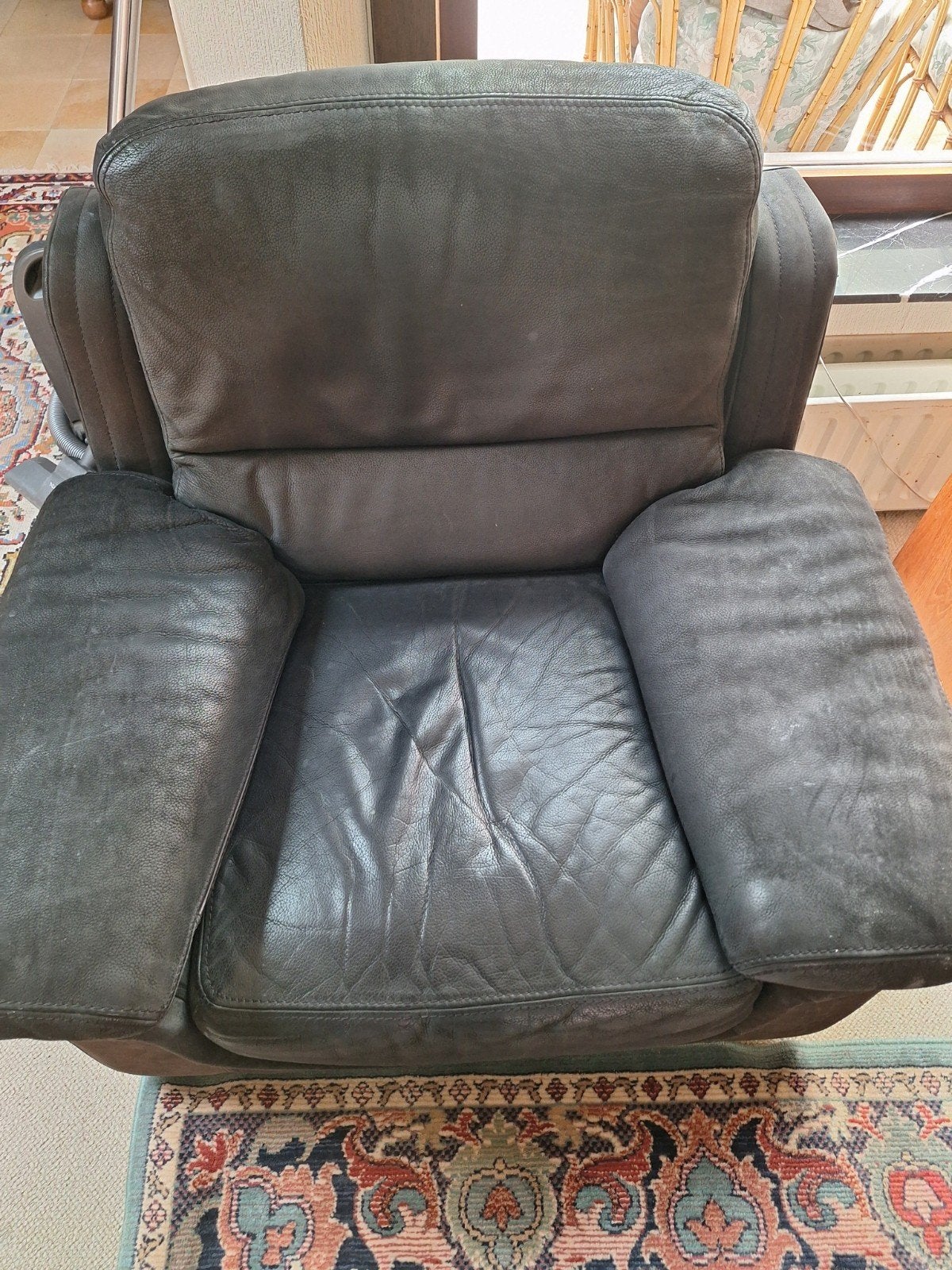 Nubuck fauteuils, Ophalen