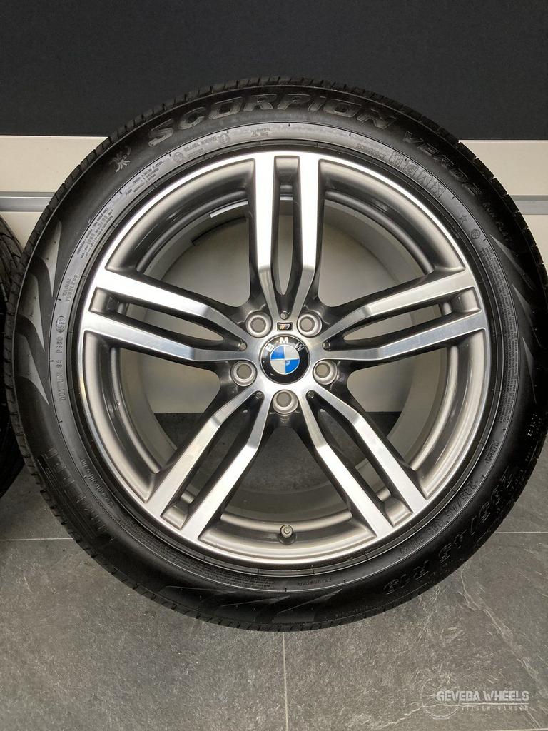 19” originele BMW X5 F15 / X6 F16 velgen + banden 623M 5x120, 19 inch, Gebruikt, 255 mm, -