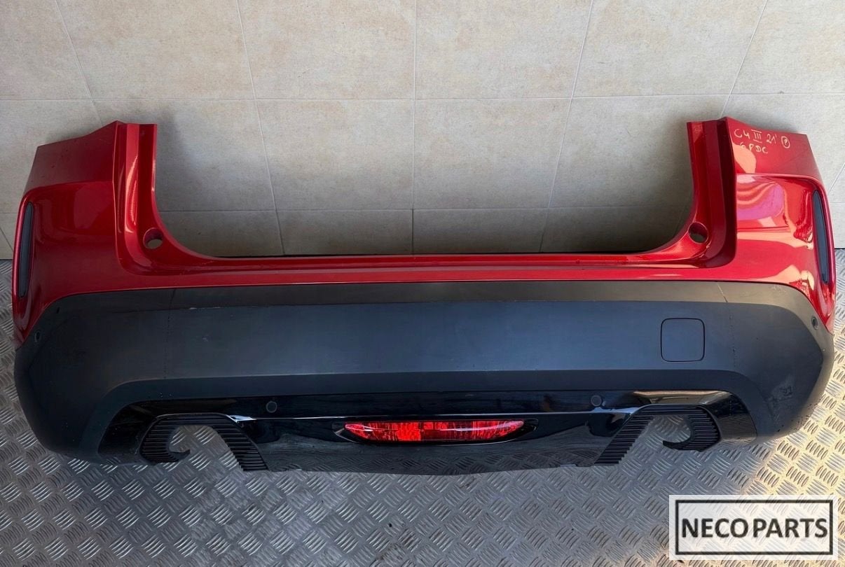 CITROEN C4 III ACHTERBUMPER ORIGINEEL ALLES LEVERBAAR, Arrière, -, Haillon arrière, Utilisé