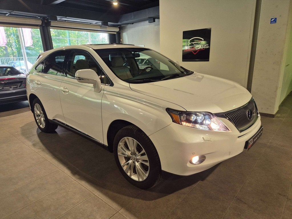 Lexus RX 450h RX 450h 3.5i V6 FWD (bj 2010, automaat), Auto's, Lexus, Automaat, 183 kW, Beige, Wit