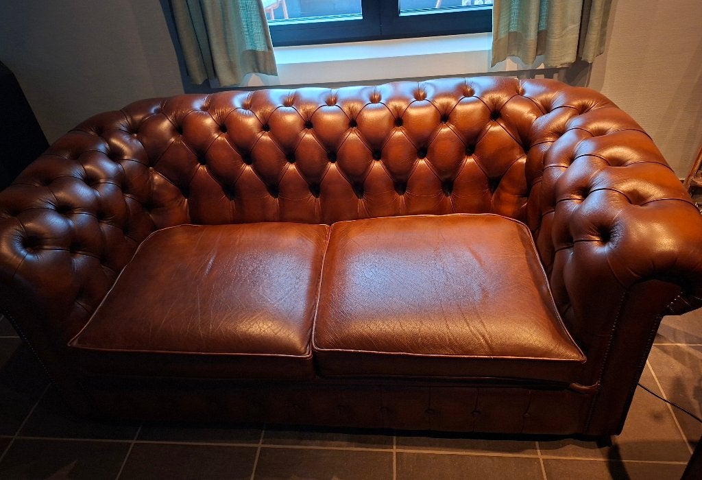 Chesterfield (2 zit), 75 à 100 cm, Vintage, 150 à 200 cm, Enlèvement