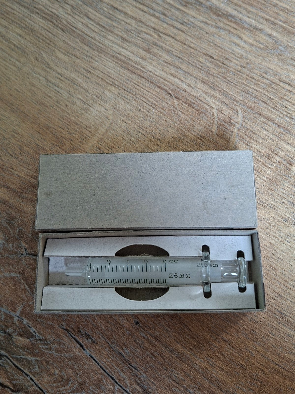Seringue hypodermique médicale américaine WW2 2CC, Collections, Enlèvement ou Envoi