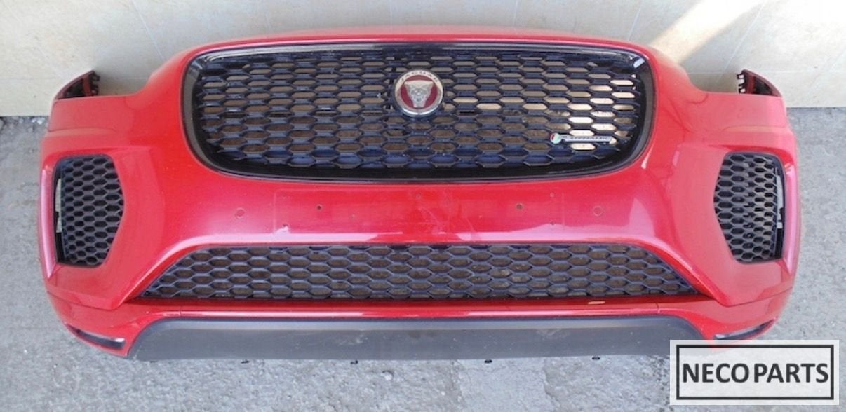 JAGUAR E-PACE R-DYNAMIC VOORBUMPER ORIGINEEL ALLES LEVERBAAR, Auto-onderdelen, Gebruikt, -, Ophalen of Verzenden, Jaguar