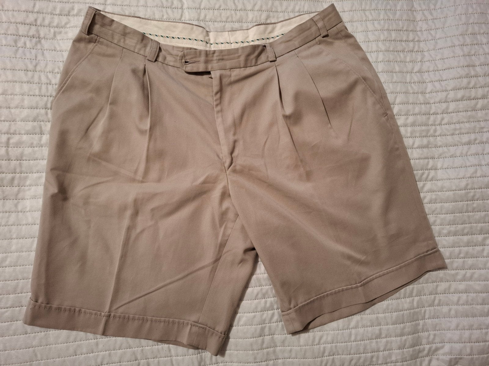 Klassieke korte heren broek / sjort beige, Vêtements | Hommes, Enlèvement ou Envoi, Porté, Beige, Canda