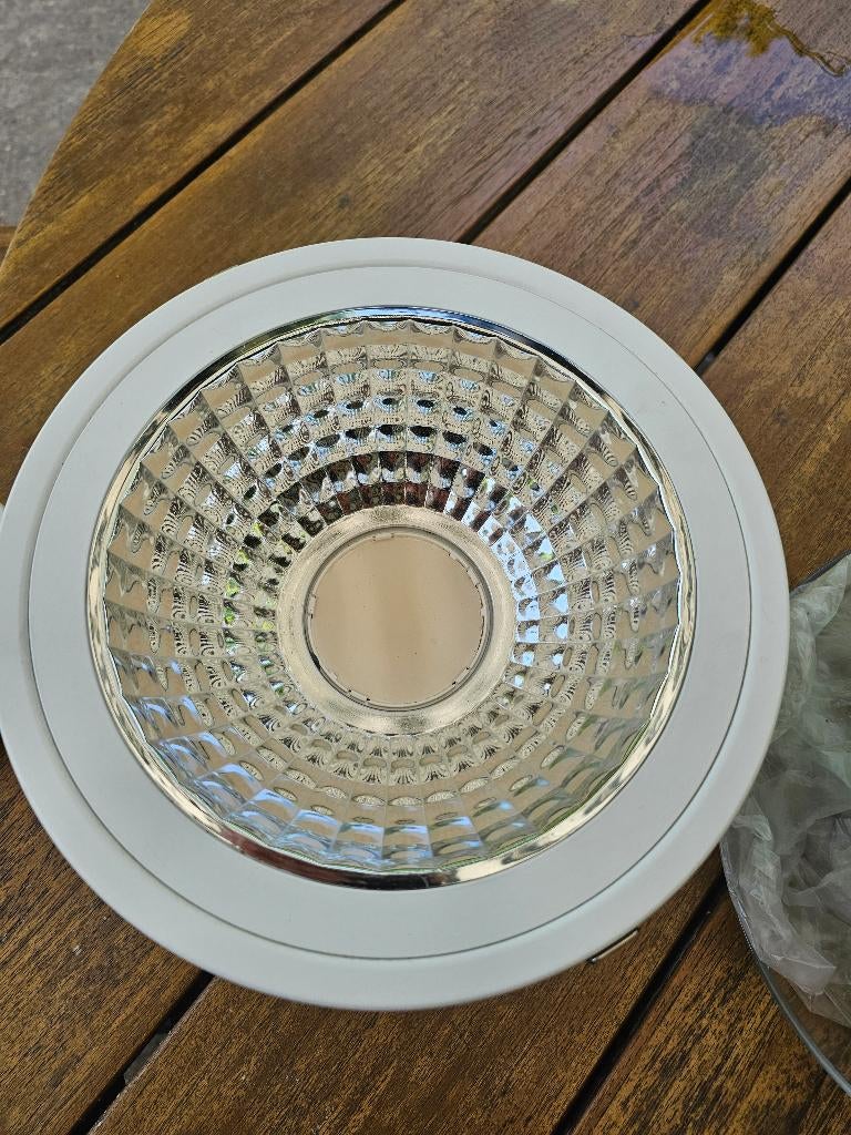 Led inbouwspot, Ophalen, Metaal of Aluminium, Zo goed als nieuw, Led