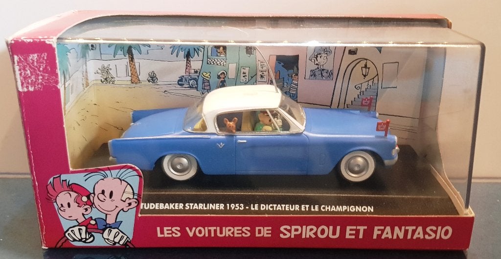 Spirou et noix de crabe « Studebaker Starliner 1953 », Envoi, Gaston ou Spirou, Neuf, Statue ou Figurine