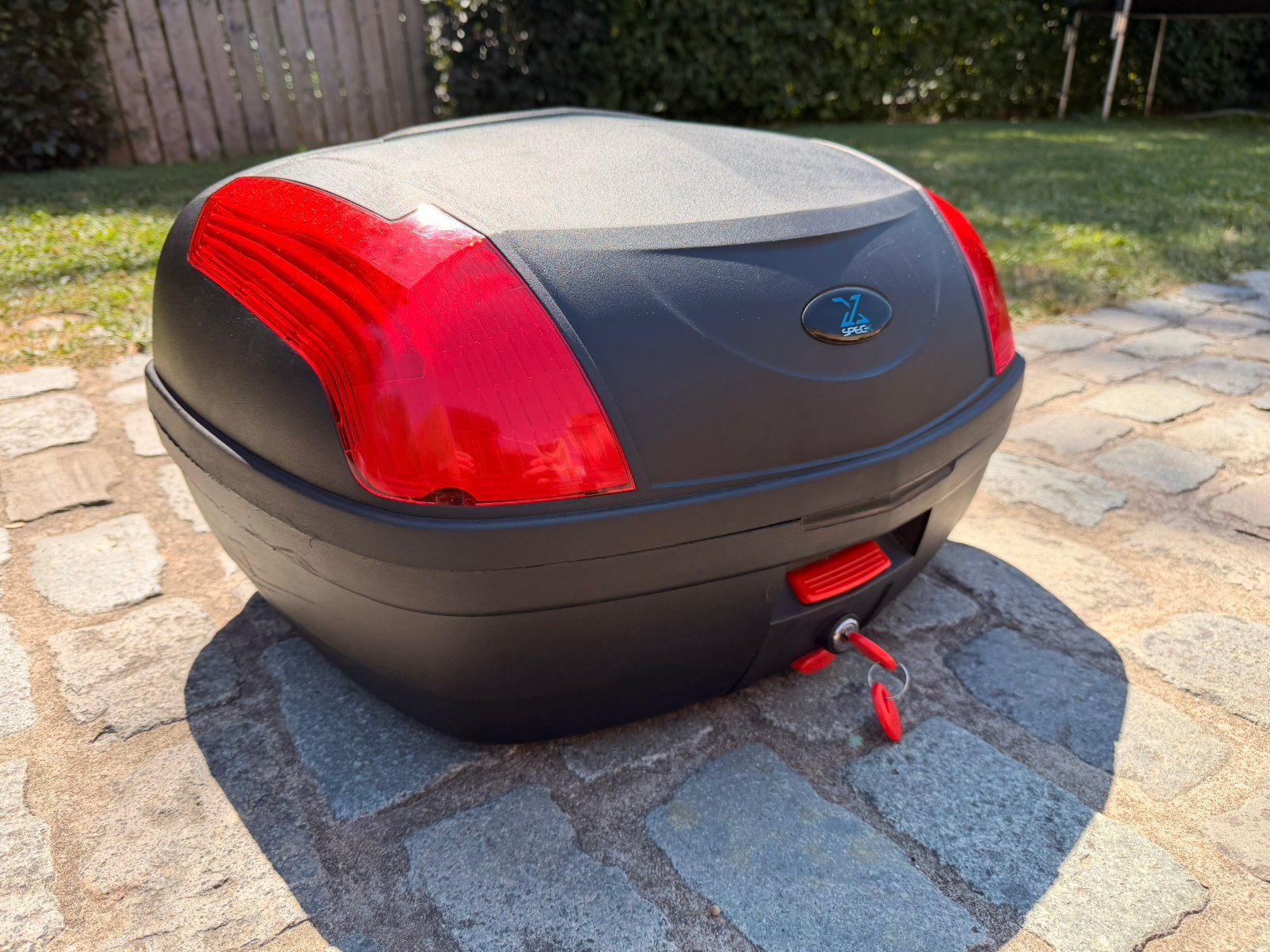Spec-X Topcase Koffer 46L Scooter, Motoren, Ophalen of Verzenden, Gebruikt