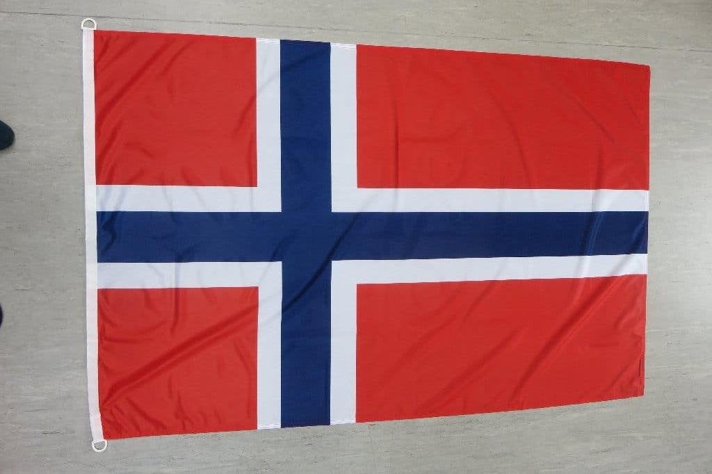 Noorwegen vlag 100 X 150 cm, Ophalen of Verzenden, Nieuw