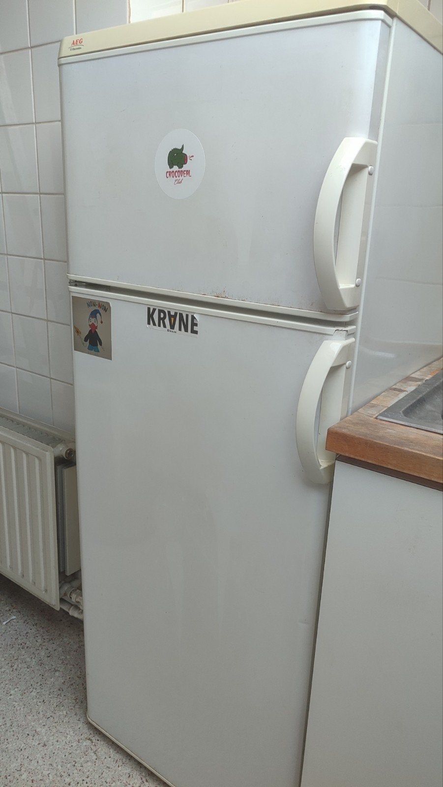 Frigo AEG Electrolux, Ophalen, Gebruikt, 120 tot 140 cm, 45 tot 60 cm