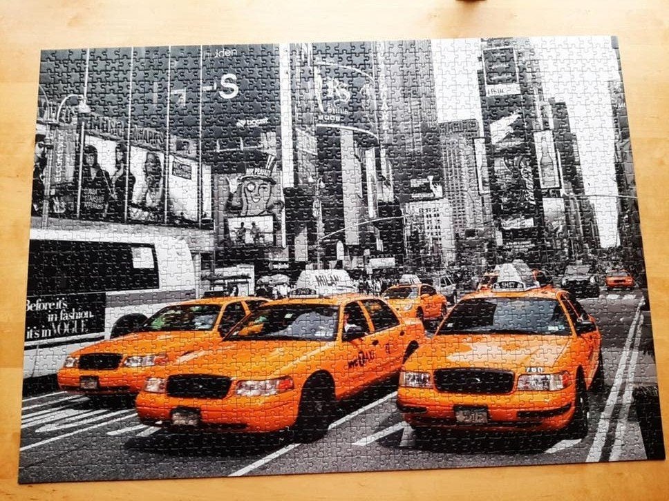 Legpuzzel 1500 stukjes compleet, Enlèvement ou Envoi, 500 à 1500 pièces, Comme neuf, Puzzle