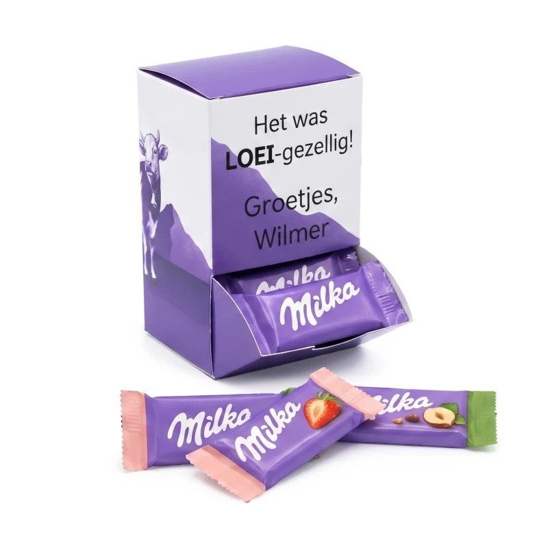 Collega bedankjes pindakaas in doosje, Hobby & Loisirs créatifs, Articles de fête, Envoi