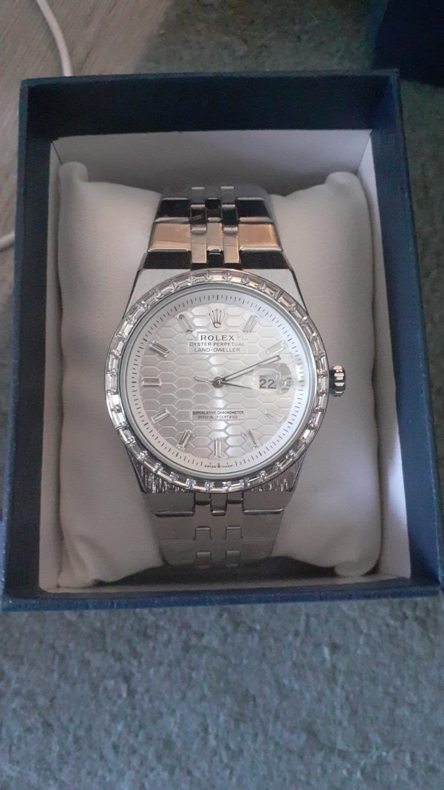 automatic Rolex Oyster Perpetual Land Dweller 41mm, Staal, Polshorloge, Nieuw, Ophalen of Verzenden