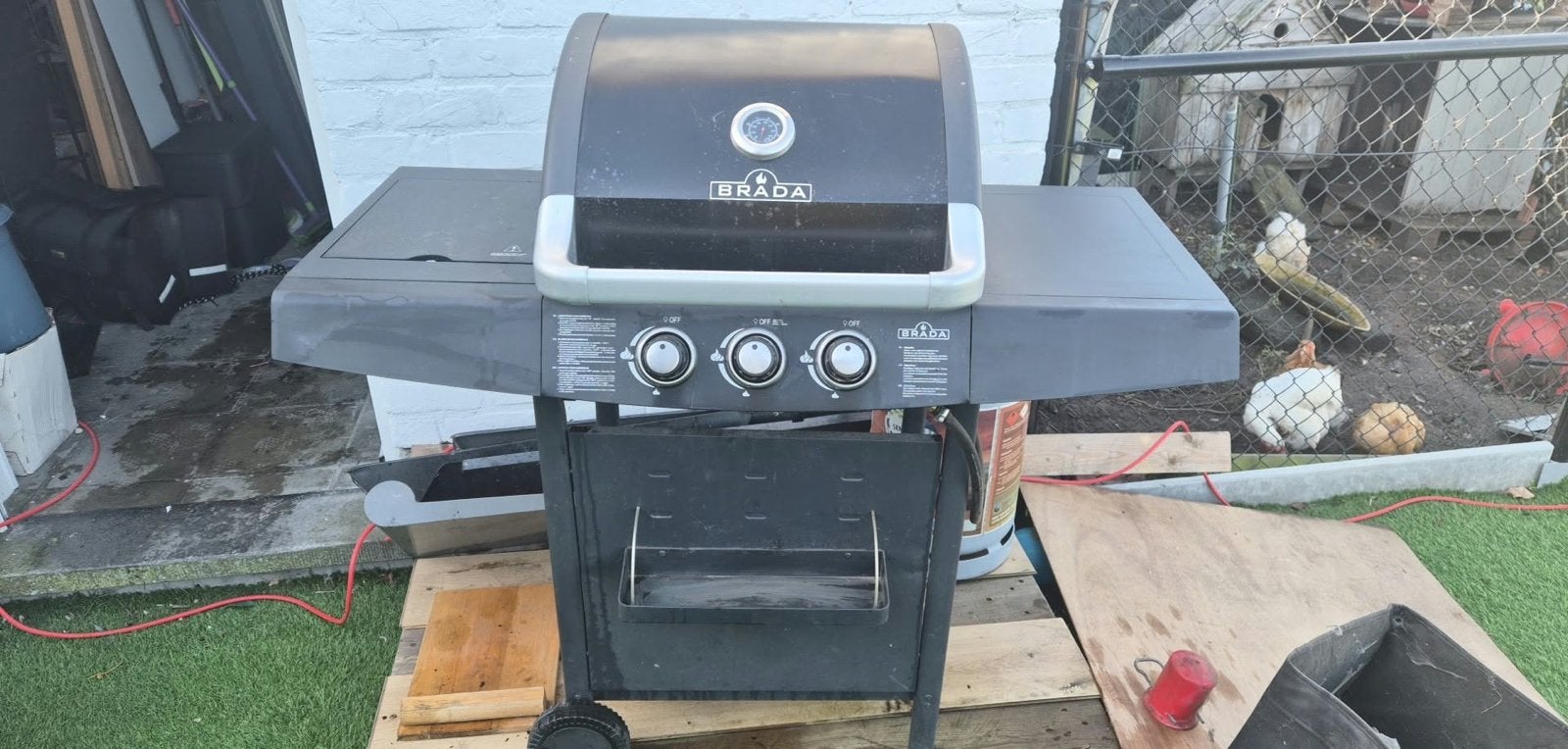Gasbarbecue, Tuin en Terras, Ophalen, Gebruikt