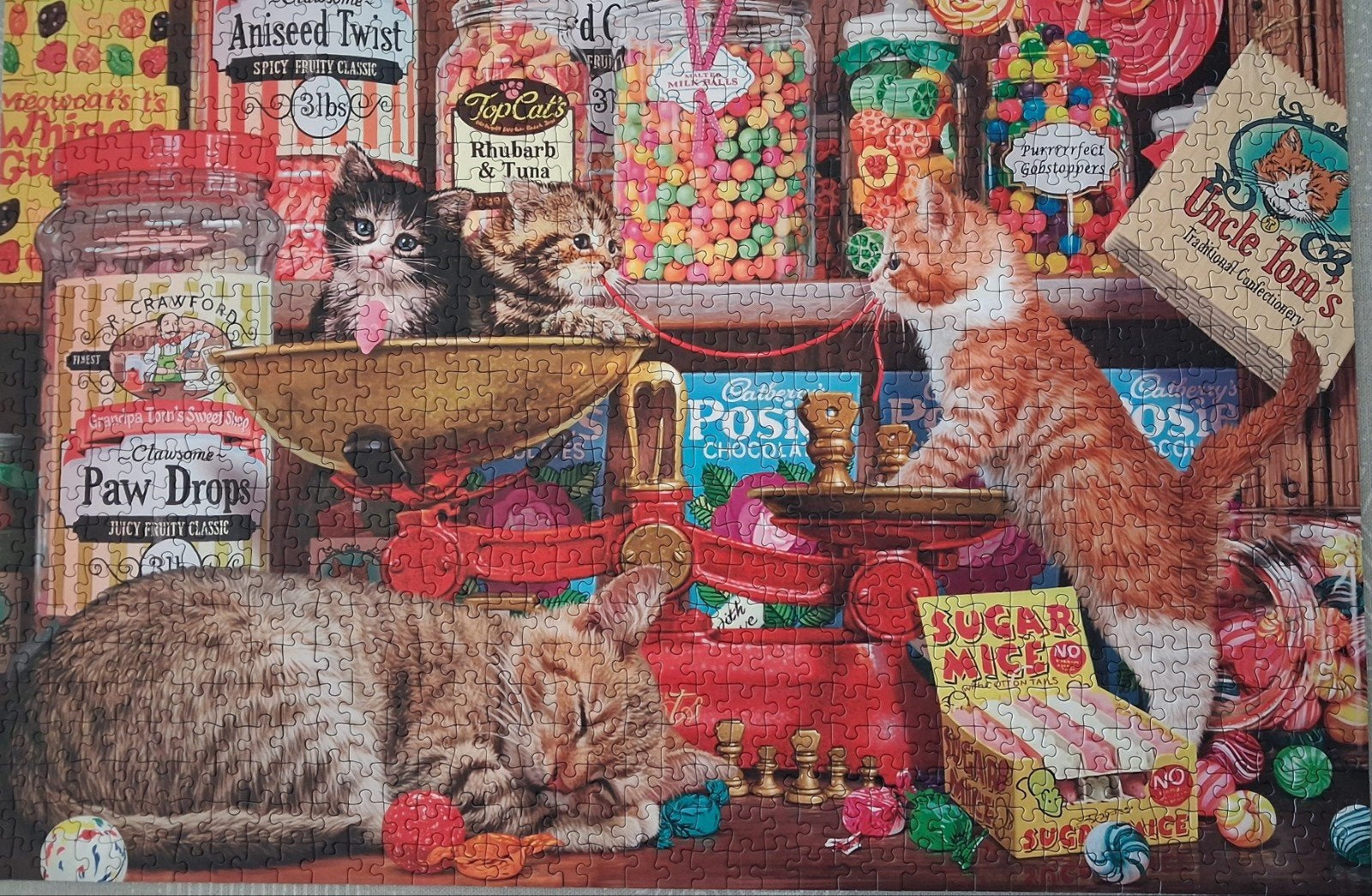 Gibsons puzzel, Ophalen of Verzenden, 500 t/m 1500 stukjes, Zo goed als nieuw, Legpuzzel