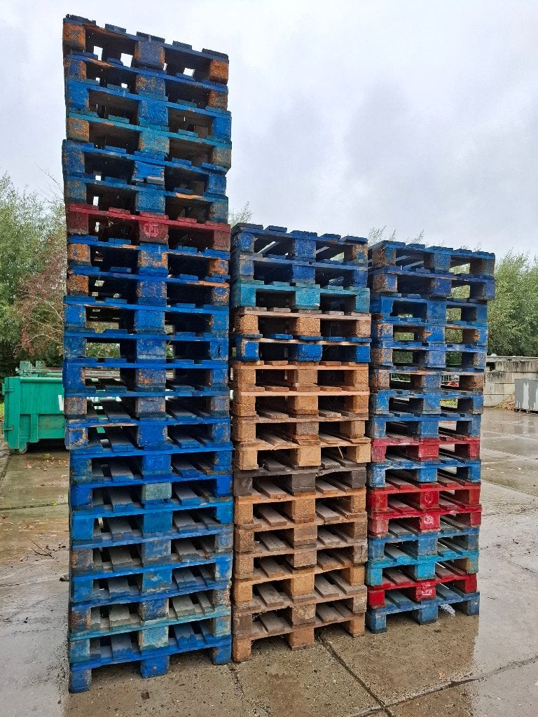 54 stuks europaletten, Ophalen, Gebruikt, Pallet