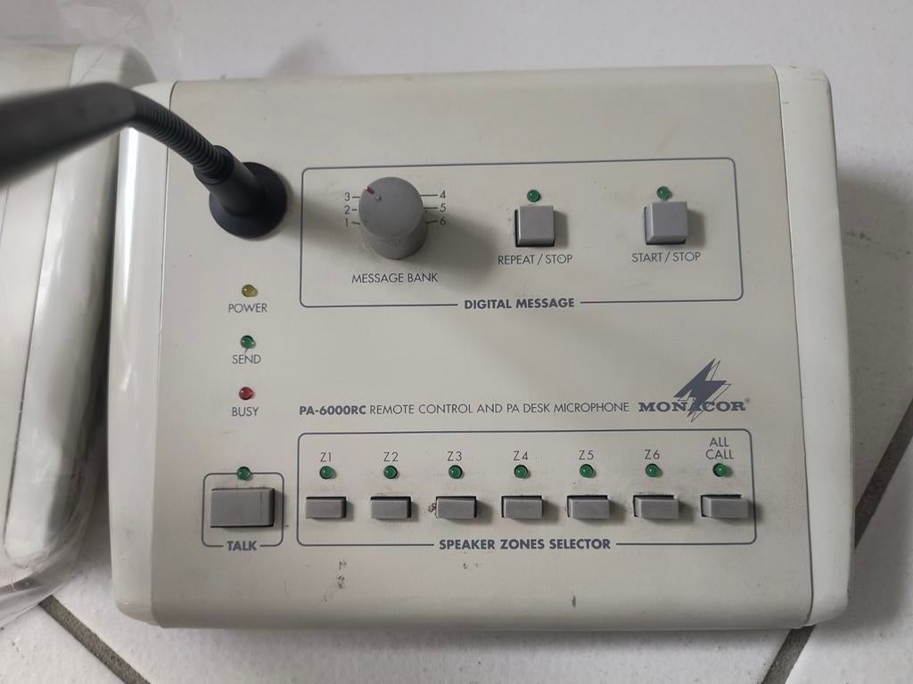 Microphone Monacor PA, Enlèvement ou Envoi