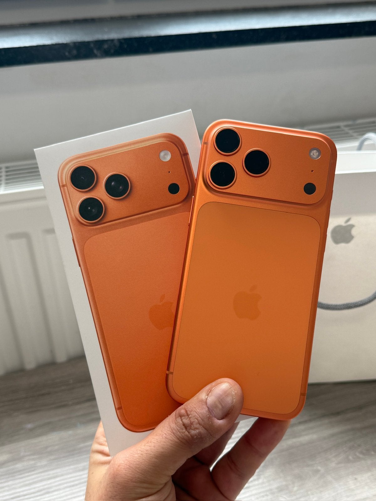 iPhone 17 Pro 256Gb Orange comme neuf, vd/éch, Telecommunicatie, Overige modellen, Nieuw, Zonder simlock, Ophalen