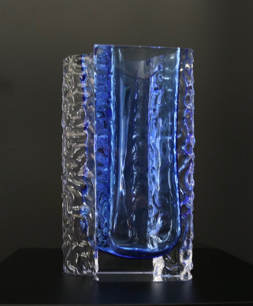Vintage design vaas / Sommerso vase Murano, Antiquités & Art, Enlèvement ou Envoi