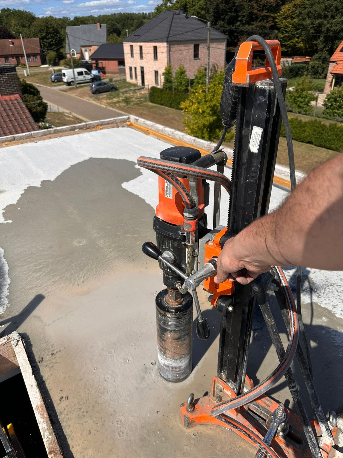 Diamantboor, kernboor, diamantboormachine, Doe-het-zelf en Bouw, Ophalen of Verzenden