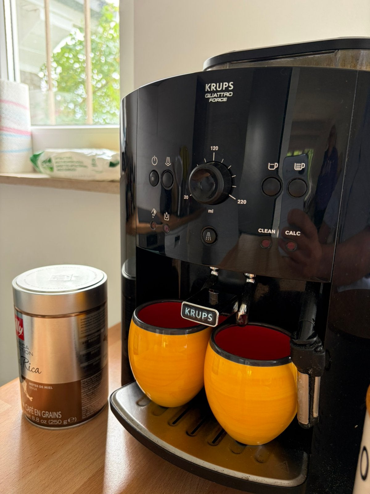 Krupa Quattro Automatic Espresso Machine, Ophalen, Zo goed als nieuw