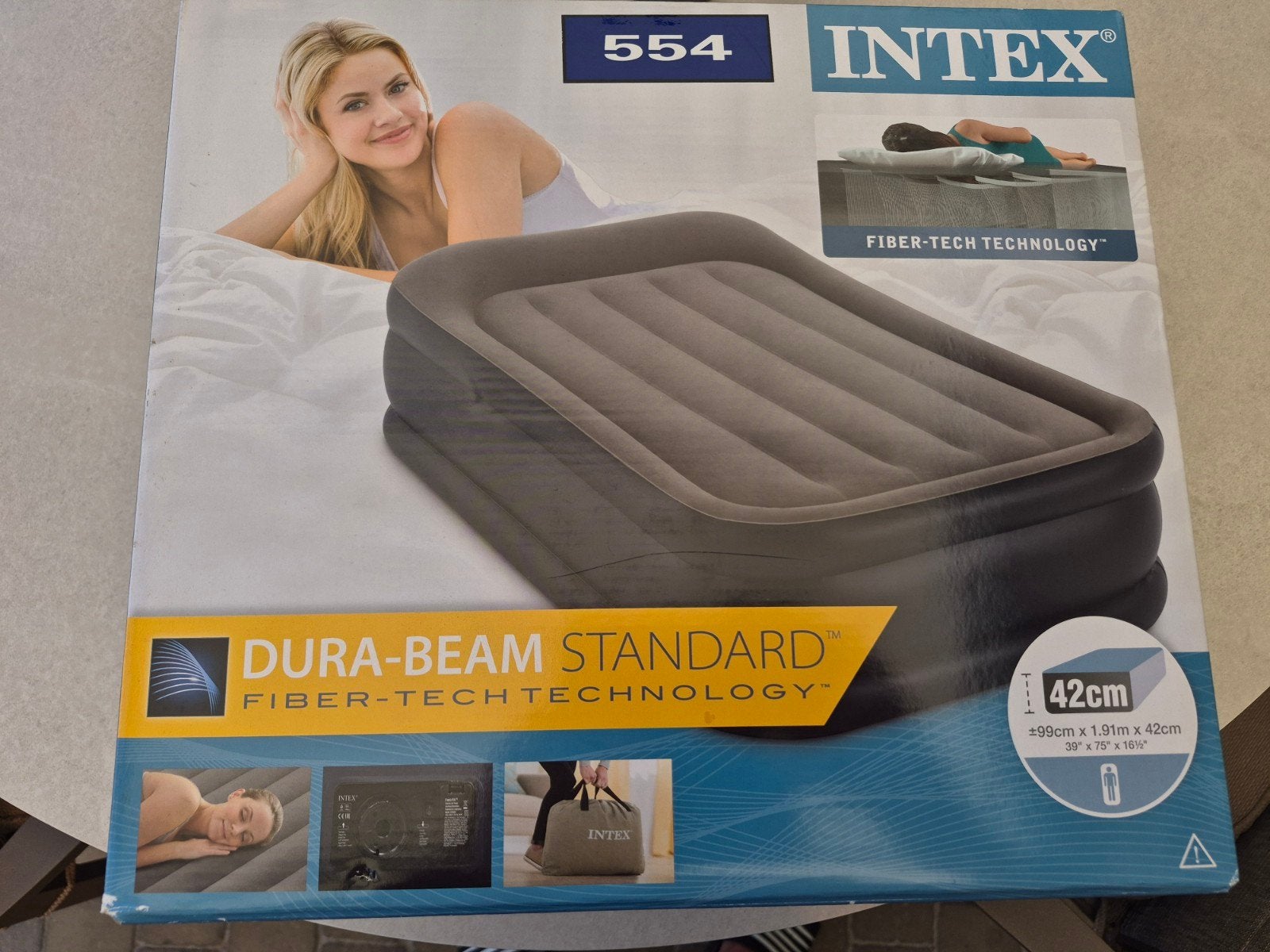 INTEX luchtvaartsector nieuw, Ophalen, Ingebouwde pomp, Nieuw, 1-persoons