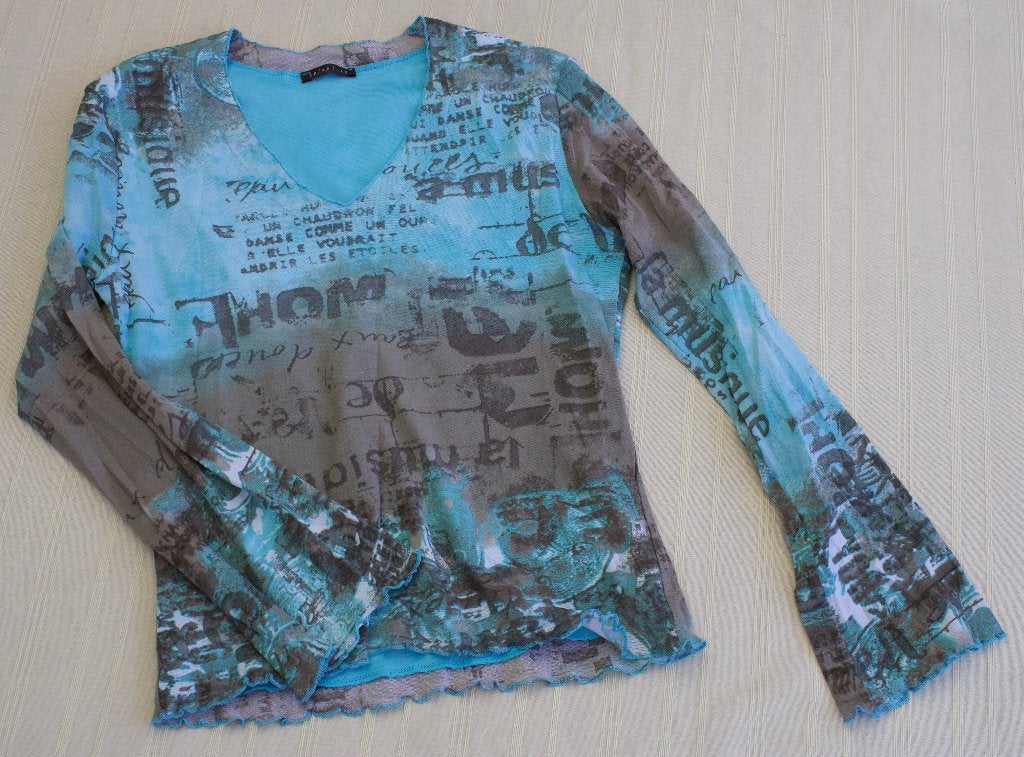 Vintage Lola Liza shirtje, Ophalen of Verzenden, Zo goed als nieuw, Lange mouw, Maat 36 (S)