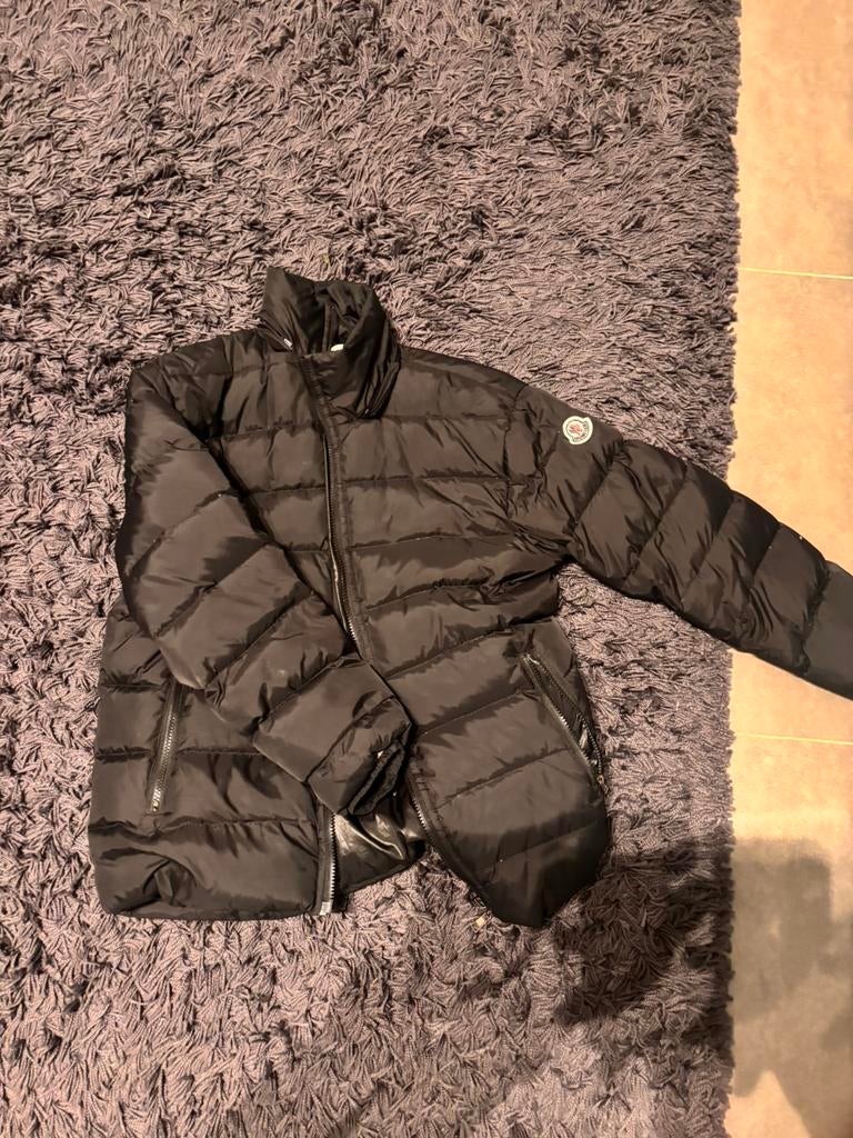 Moncler jas, Ophalen of Verzenden, Zo goed als nieuw, Zwart
