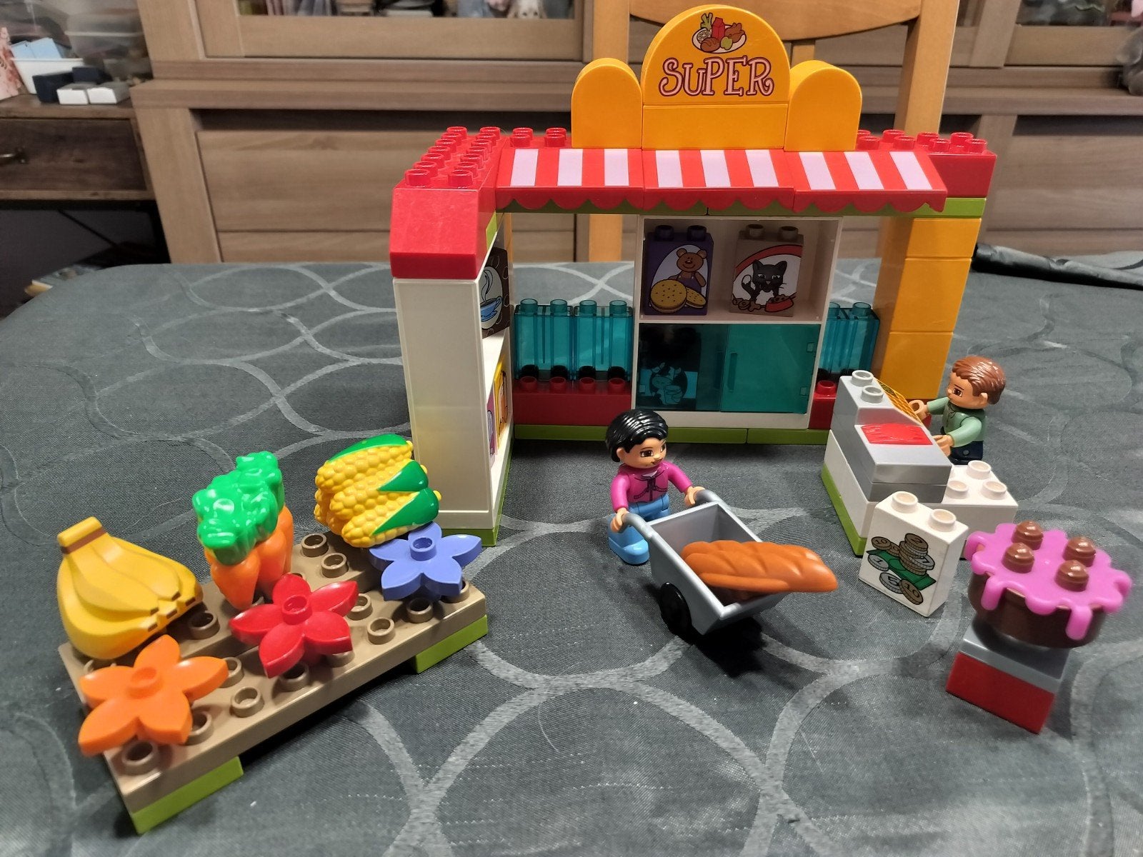 Lego Duplo 5607 Supermarkt, Kinderen en Baby's, Gebruikt, Ophalen of Verzenden, Duplo, Complete set