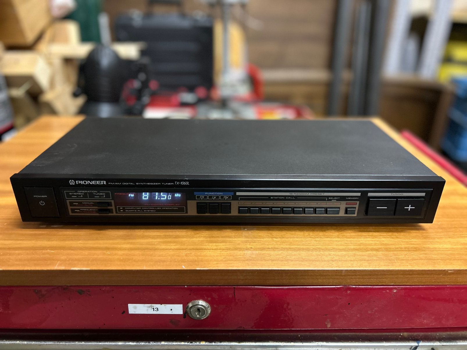 Pioneer radio tuner TX-1060L black, Ophalen of Verzenden, Gebruikt, Tuner of Radio, Pioneer
