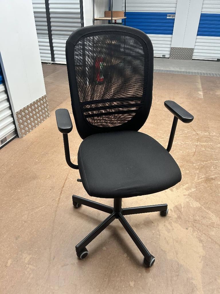 Bureaustoel Ikea, Huis en Inrichting, Bureaustoelen, Ophalen, Gebruikt, Zwart, Bureaustoel