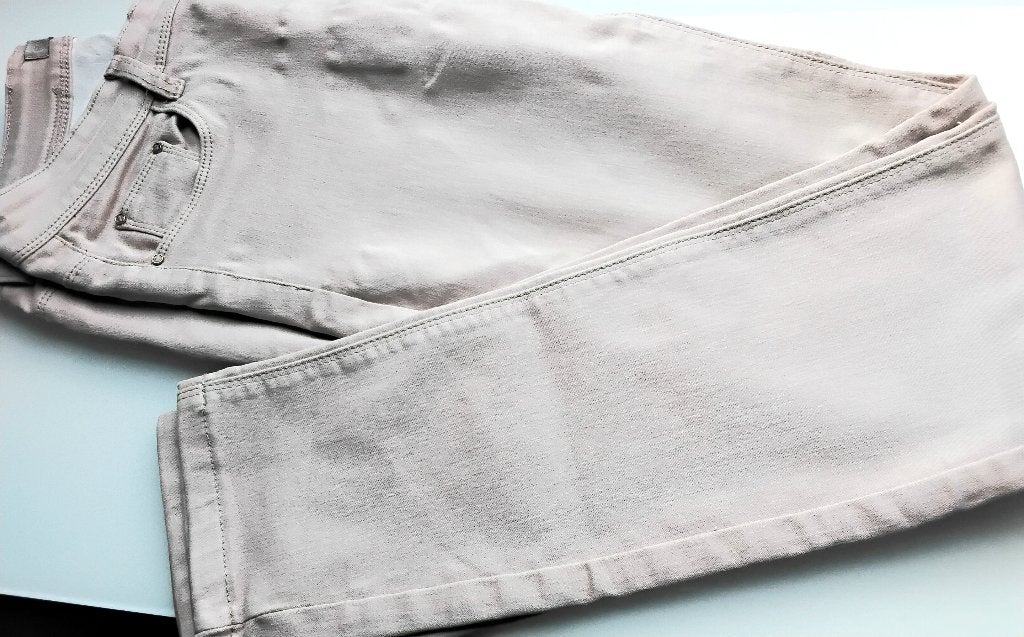 roze jeansbroek maat 38, Kleding | Dames, Broeken en Pantalons, Roze, Lang, Gedragen, Ophalen
